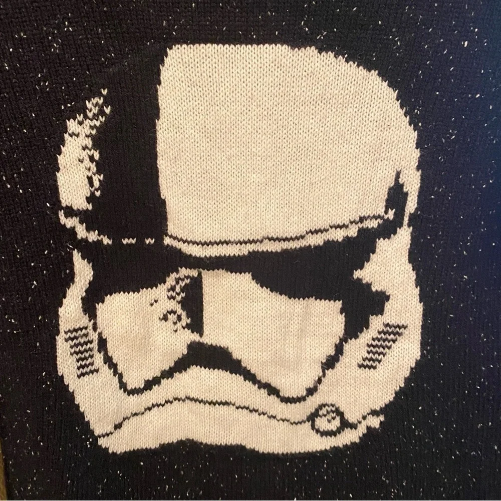 NWT~Gap STAR WARS Kids Black Darth Vader Sweater Size 12 Yrs-Unisex